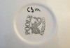 Poole Pottery Small Hand Painted Traditional Plate in the ''CS'' Pattern