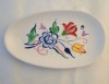Poole Pottery Traditionally Hand Painted Dish in ''BN''  Pattern