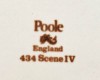 Poole Pottery Transfer Plate, 434 Scene IV