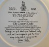 Royal Doulton ''The Thatcher'' Plate