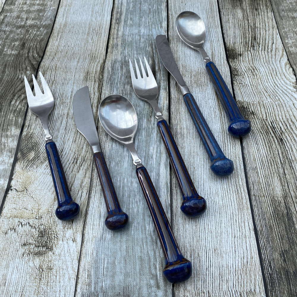 Denby Regency Cutlery - Blue