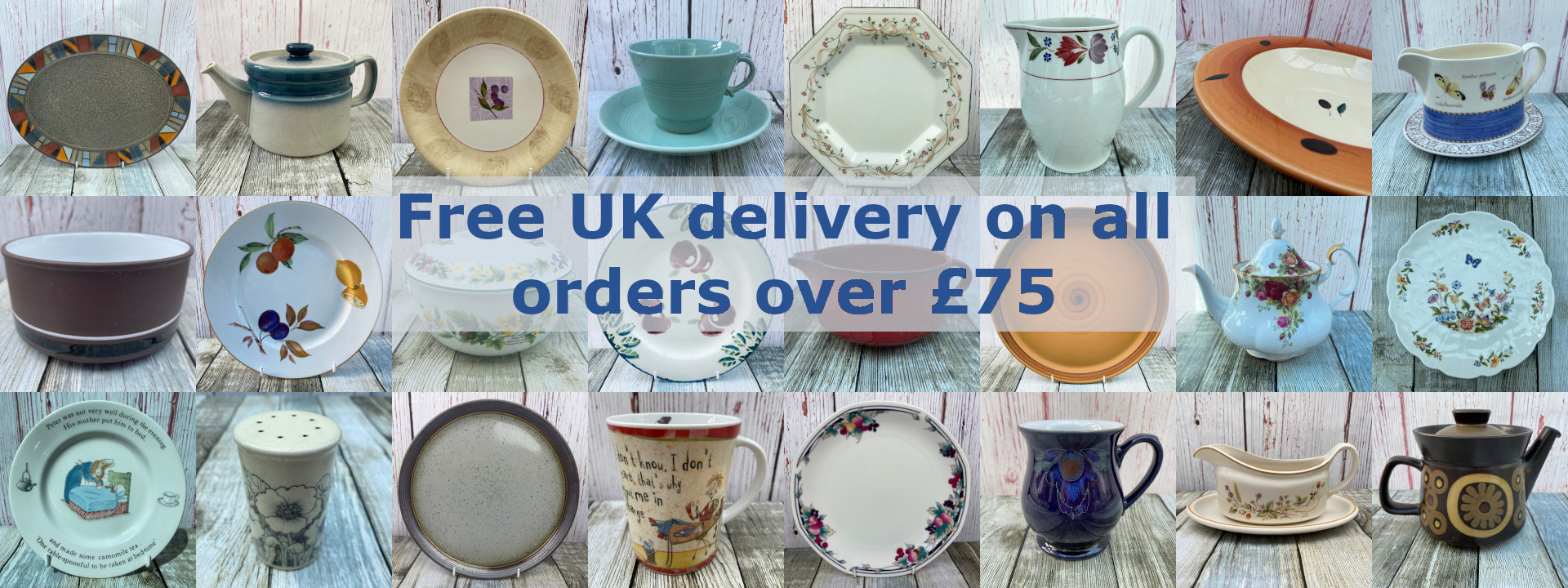 Free shipping on orders over 75 - UK Mainland Only