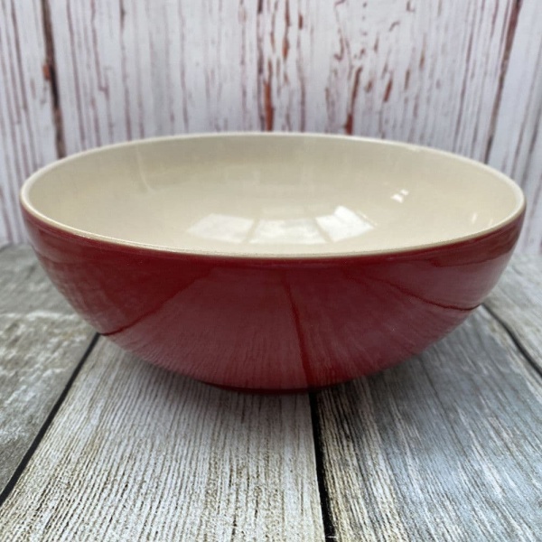 Denby Everyday Red Salsa Cereal/Soup Bowl (Cream)