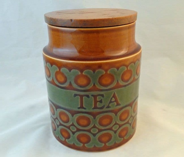 Hornsea Pottery Bronte Storage Jars (Medium Size, Tea)