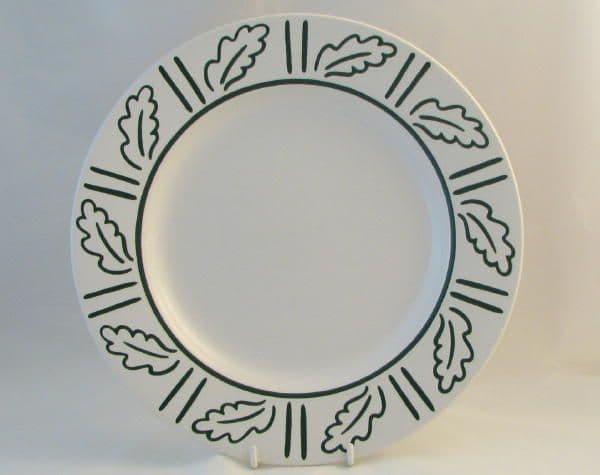 Hornsea Pottery Forest Dinner Plates, White Background