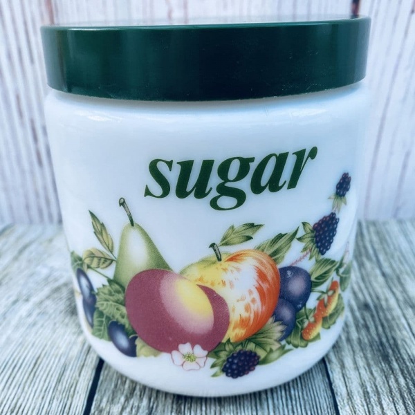 Johnson Brothers (Bros) Fresh Fruit Pyrex Storage Jar, Sugar