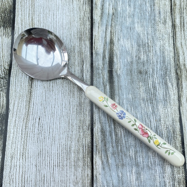 Johnson Brothers (Bros) Summer Chintz Soup Spoon (Viners/Cream)