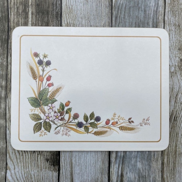 Marks and Spencer Harvest Table Mats (Thin Border)
