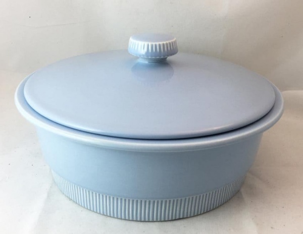Poole Pottery, Azure Lidded Serving Dishes