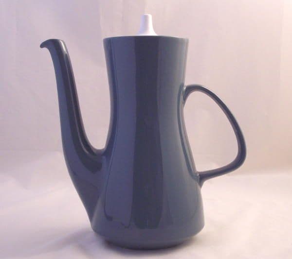 Poole Pottery Blue Moon Tall Coffee Pots (Contour Shape)