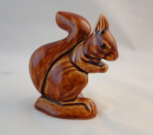 Poole Pottery Brown Glossy Squirrel