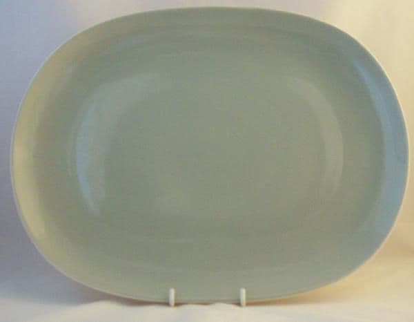 Poole Pottery Celadon Large Serving Platters
