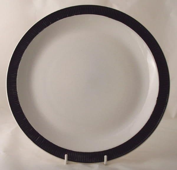 Poole Pottery Charcoal Dinner Plates