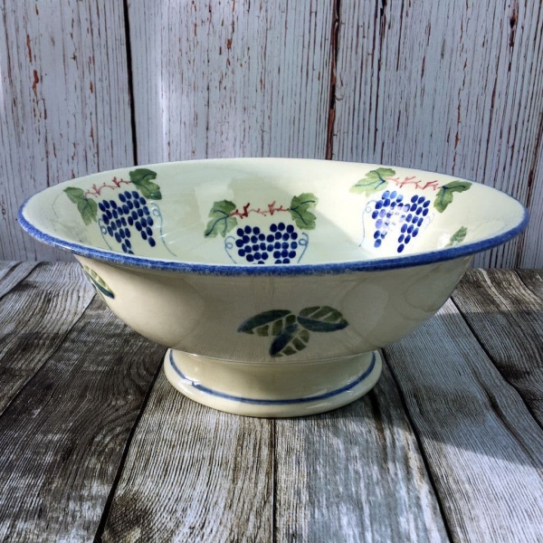 Poole Pottery Dorset Fruit Footed Serving Bowl (Grape)