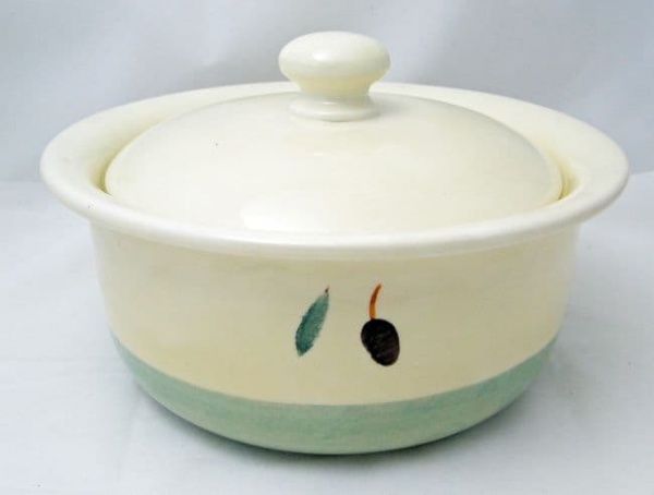 Poole Pottery Fresco (Green) Lidded Serving Dishes