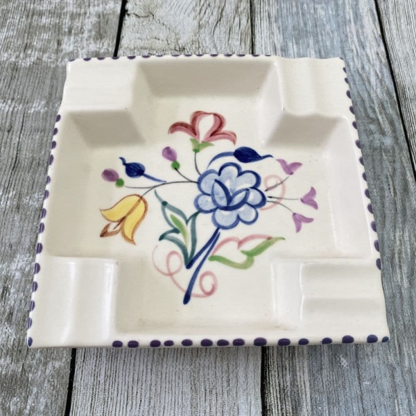 Poole Pottery Hand Painted Traditional ''BN'' Ashtray