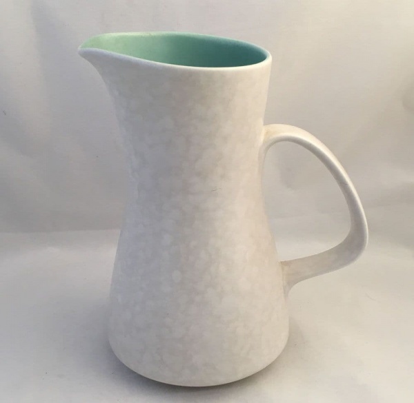 Poole Pottery Ice Green and Seagull Tall Milk Jug (Contour)