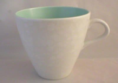 Poole Pottery Ice Green and Seagull Tall Style Standard Sized Tea/Coffee Cups