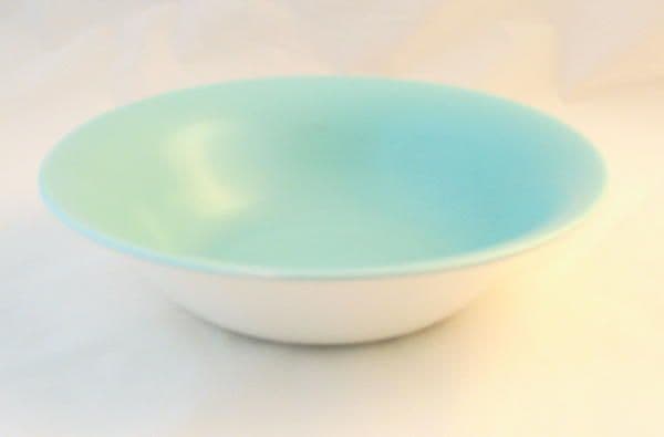 Poole Pottery Ice Green Open Large Salad/Fruit Serving Bowls