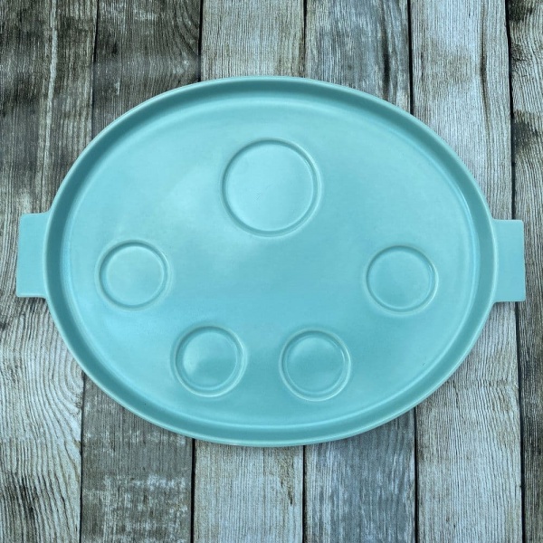 Poole Pottery Ice Green & Seagull Early Morning Tray (Streamline)