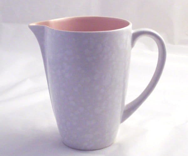 Poole Pottery Twintone Peach Bloom and Seagull Large Milk Jug