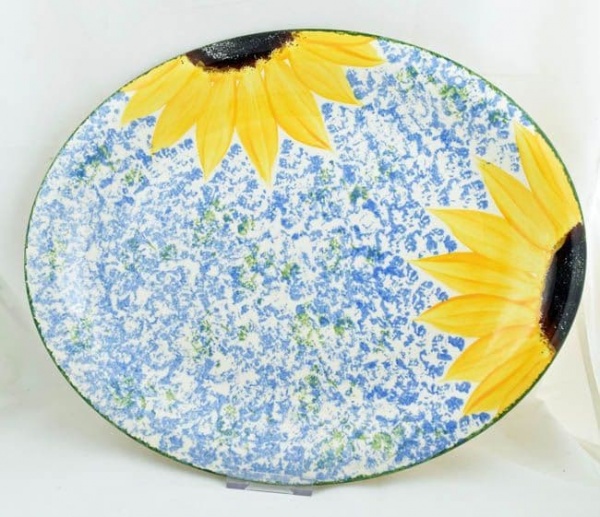 Poole Pottery, Vincent Large Oval Plates/Platters