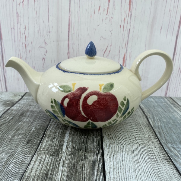 Poole Pottery Dorset Fruit Teapot - Squat, 2.25 Pints (Apple)