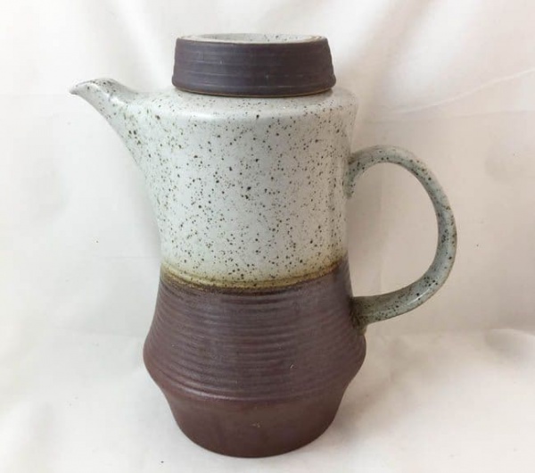 Purbeck Pottery, Large Coffee Pots in Portland Pattern