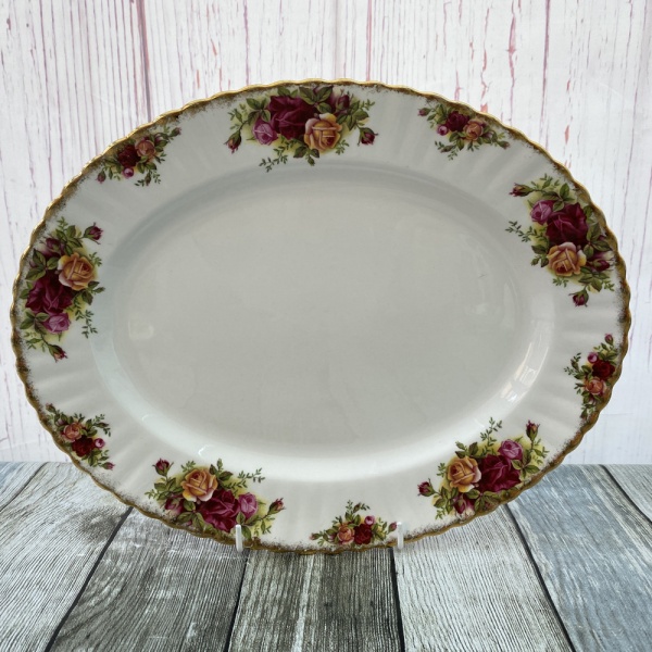 Royal Albert Old Country Roses Oval Serving Platter, 13''