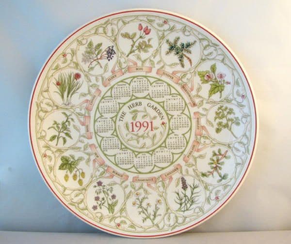 Wedgwood Decorative Herb Garden Plate from the Country Gardens Series.