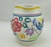 A Poole Pottery  Hand Painted Traditional Jug In LE Pattern