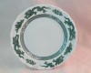 Booths Dragon - Green Rimmed Tea Plates