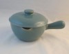 Dby Pottery Manor Green Lidded Pans with Pouring Lip