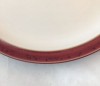 Denby Pottery Harlequin Lite Dinner Plates, Red