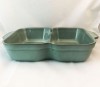 Denby Pottery Regency Green Open Split Vegetable Dishes