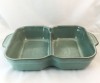 Denby Pottery Regency Green Open Split Vegetable Dishes