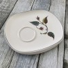 Denby Pottery Spring TV Tray/Saucer & Tea Cup Set