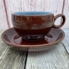 Denby Pottery Homestead Brown Tea Cup (Short Handle)