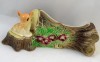 Hornsea Pottery Fauna, Fawn Resting on Tree Stump