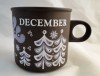 Hornsea Pottery Love Mugs, December