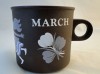 Hornsea Pottery Love Mugs, March