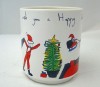 Hornsea Pottery Mug, Christmas 1981