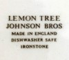 Johnson Bros, Lemon Tree Dinner Plates