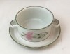 Midwinter Invitation Vertically Sided Soup Bowls and Under Saucers