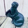 Poole Pottery Blue Otter with Fish