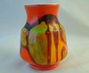 Poole Pottery Delphis Small Red Background Pot