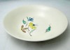Poole Pottery Hand Painted Floral  Cereal / Dessert Bowl