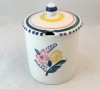 Poole Pottery Hand Painted Traditional Jam Pot in the ''KW'' Pattern