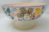 Poole Pottery Hand Painted Traditional Pedestal Bowl in the BL Pattern