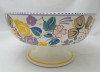 Poole Pottery Hand Painted Traditional Pedestal Bowl in the BL Pattern